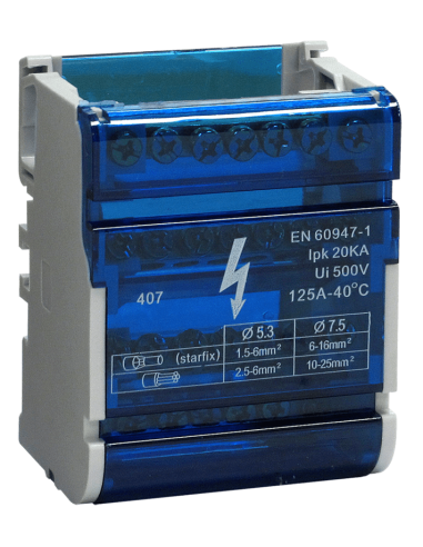 Répartiteur Mobile TD-S/FI - 1 X 16 A - 2 X 230 V - Avec