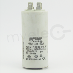 CONDENSATEUR 40mF 450V AVEC...